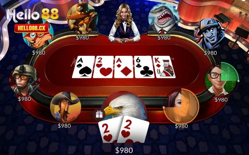 Các tổ hợp bài trong game Poker online