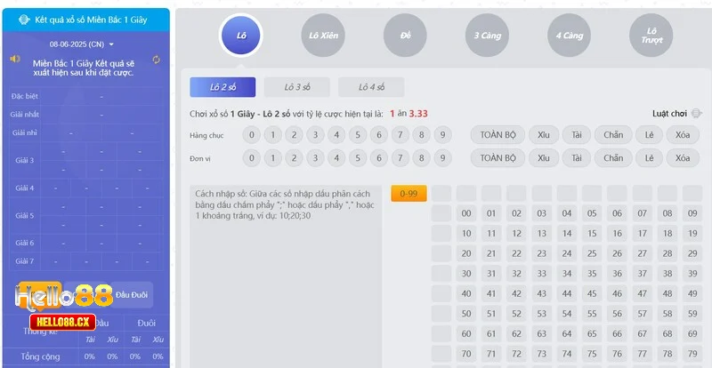 Dạng cược phổ thông dễ chơi