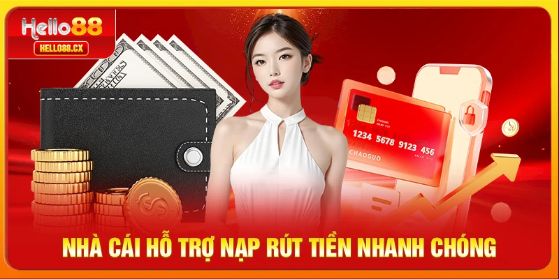 Nhà cái hỗ trợ nạp rút tiền nhanh chóng