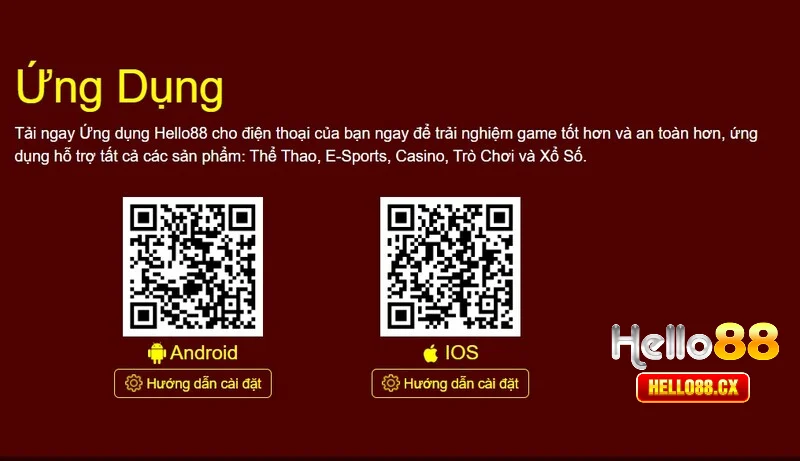 Tải app Hello88 cực đơn giản trên điện thoại iPhone hoặc iPad